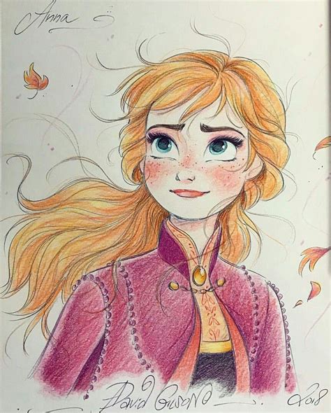 drawing of anna frozen|More.